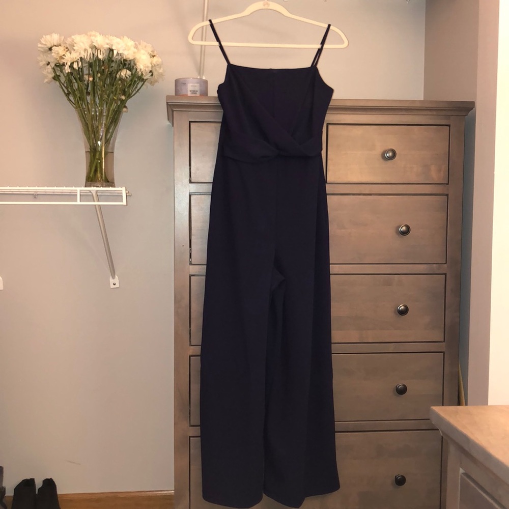 🌿 Dry Goods Navy Jumpsuit